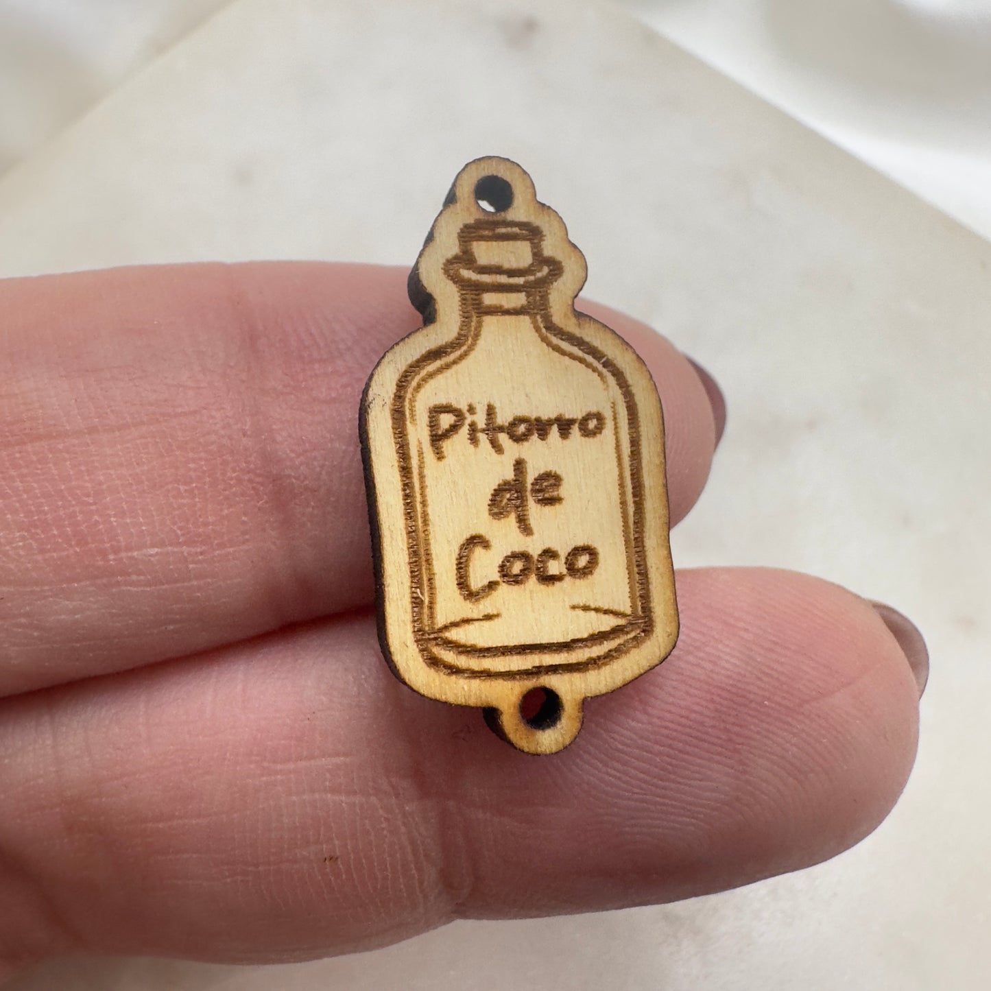 Conector Madera Pitorro de Coco