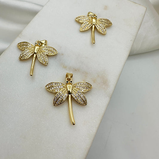 Charm de Libélula GP 18k