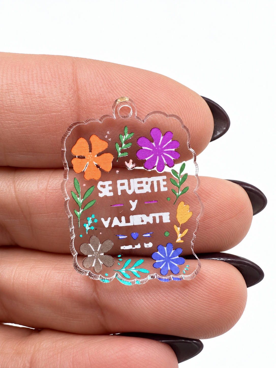 Frase “Se fuerte y Valiente”
