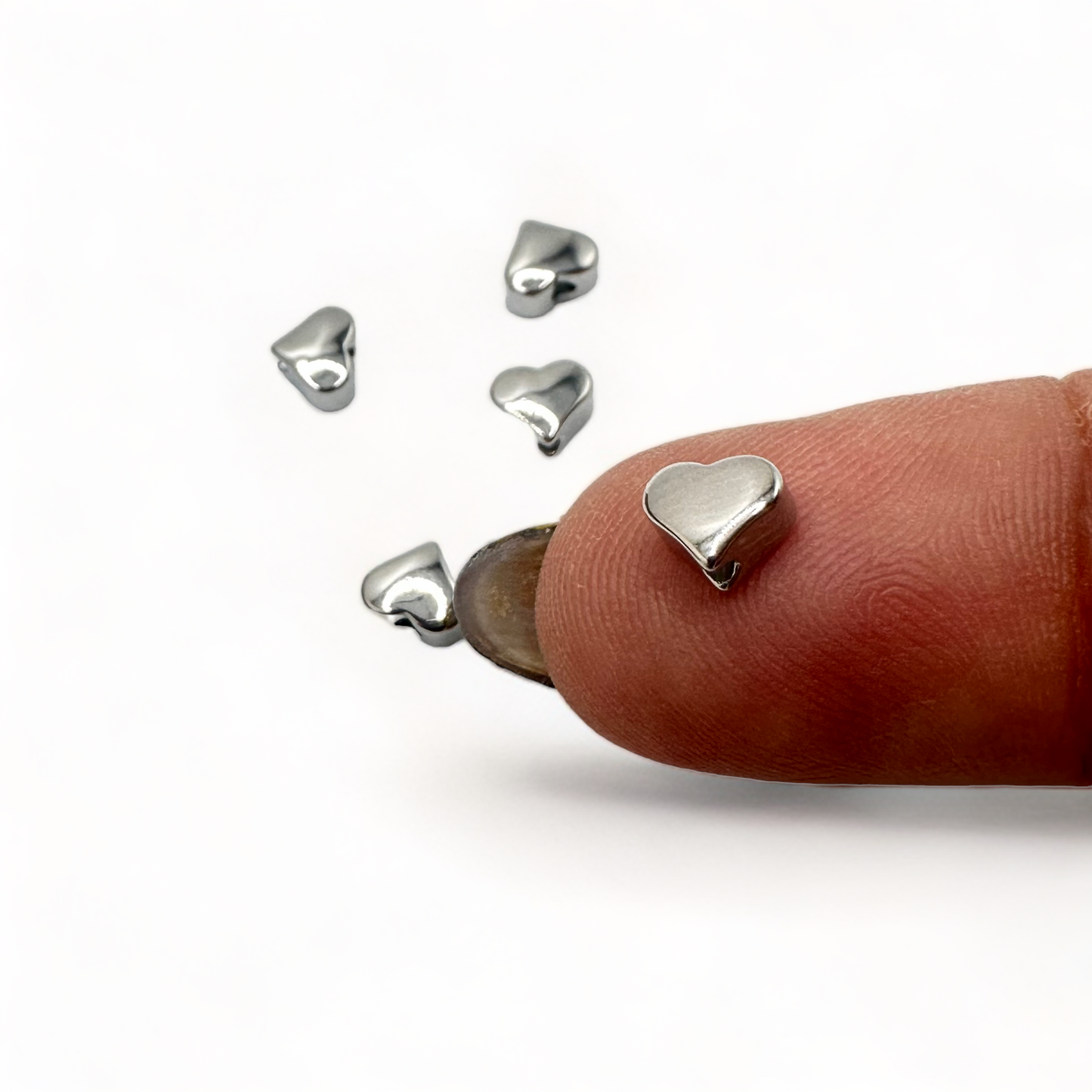 Separador de Corazon Enchape de Plata