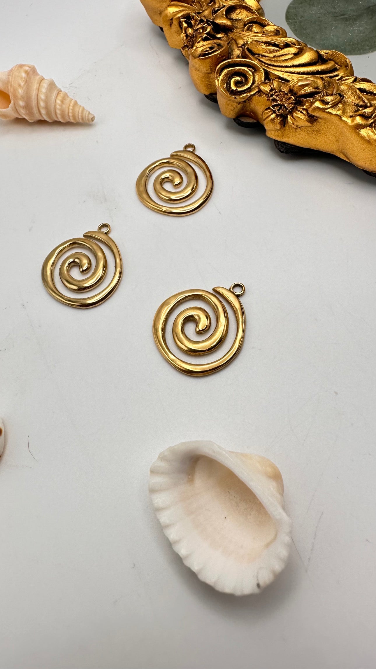 Pendant en Espiral Stainless Steel