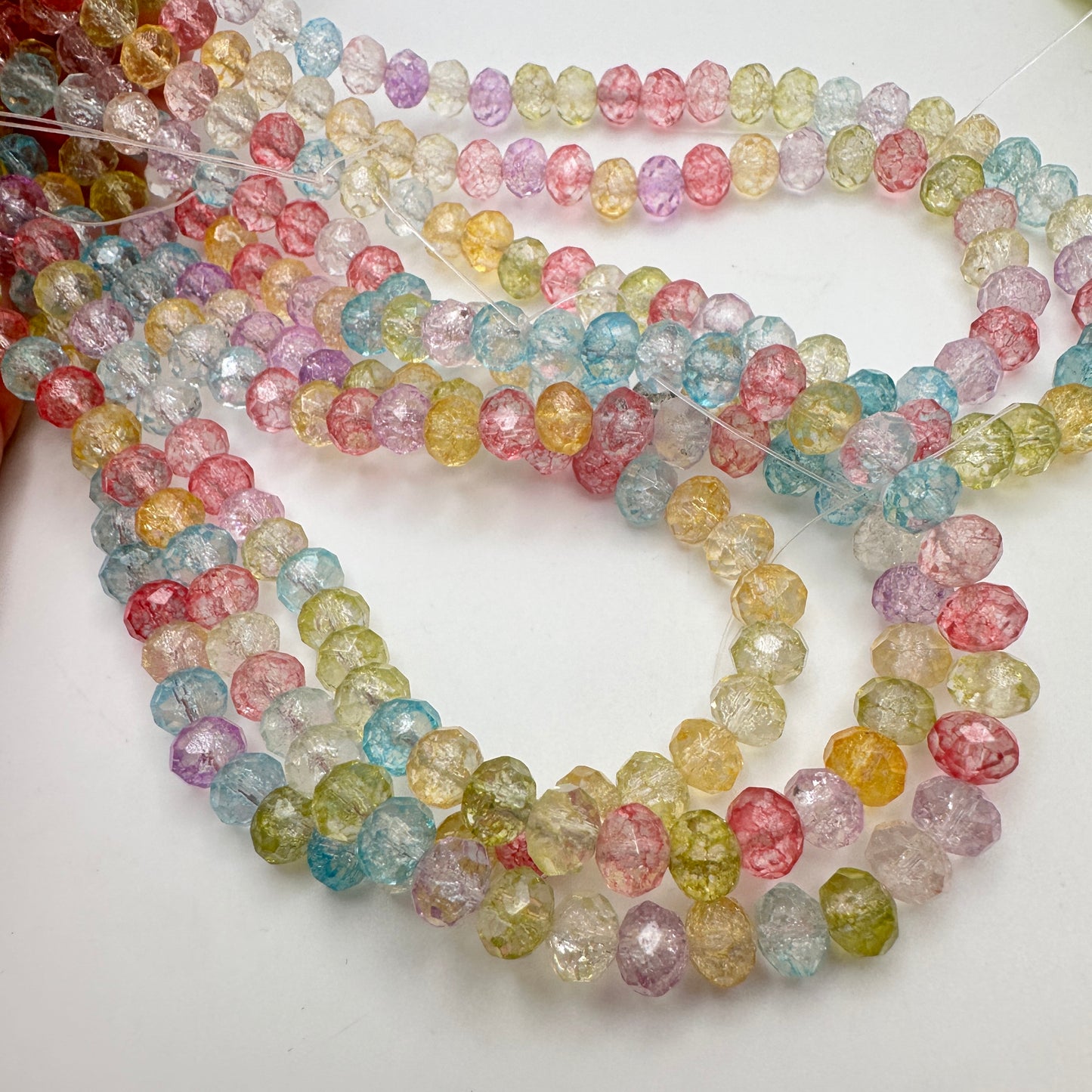 Cristal Rondel mix 8 mm