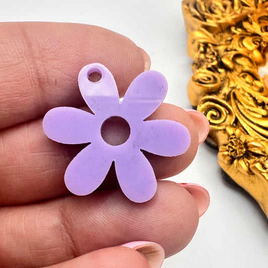 Flor en Acrilico Colgante o Conector