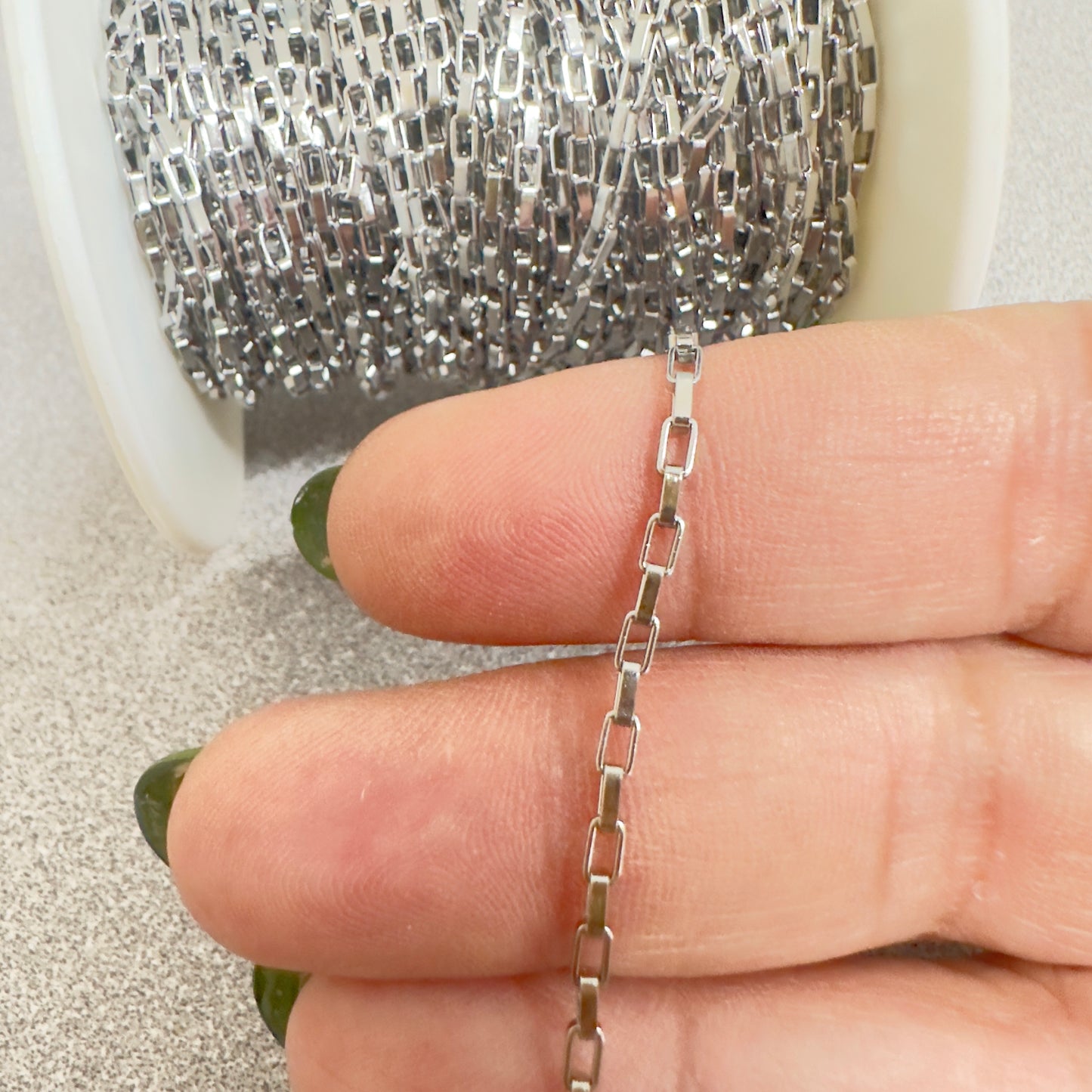 Cadena en Stainless Steel Plata