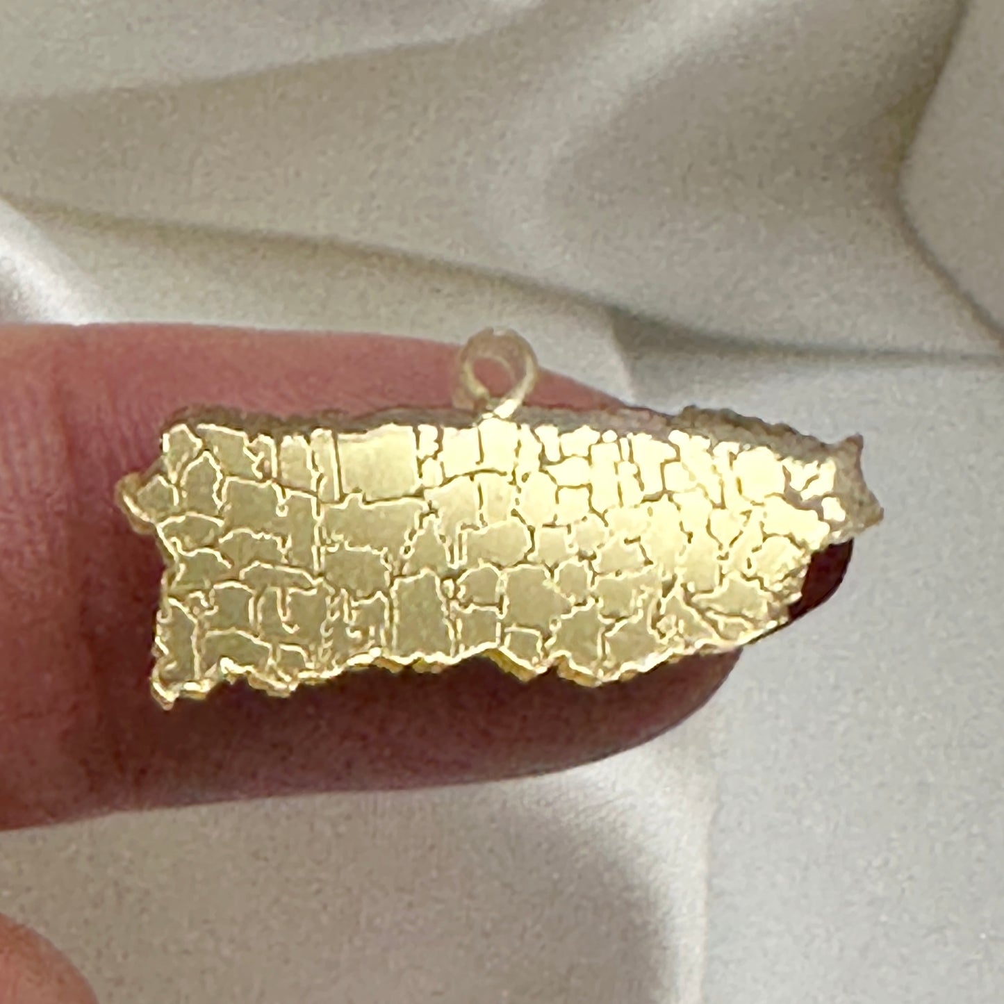 Mapa de Puerto Rico con divisiones de los pueblos en Acrílico