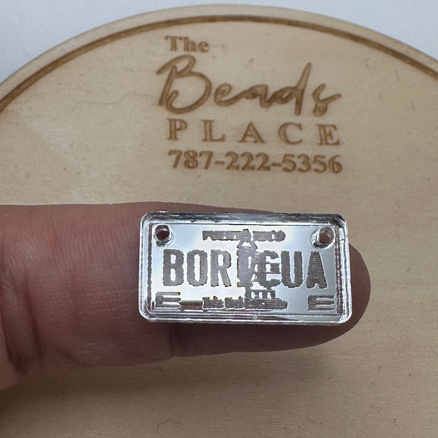 Pendant Tablilla en Acrílico “Boricua”