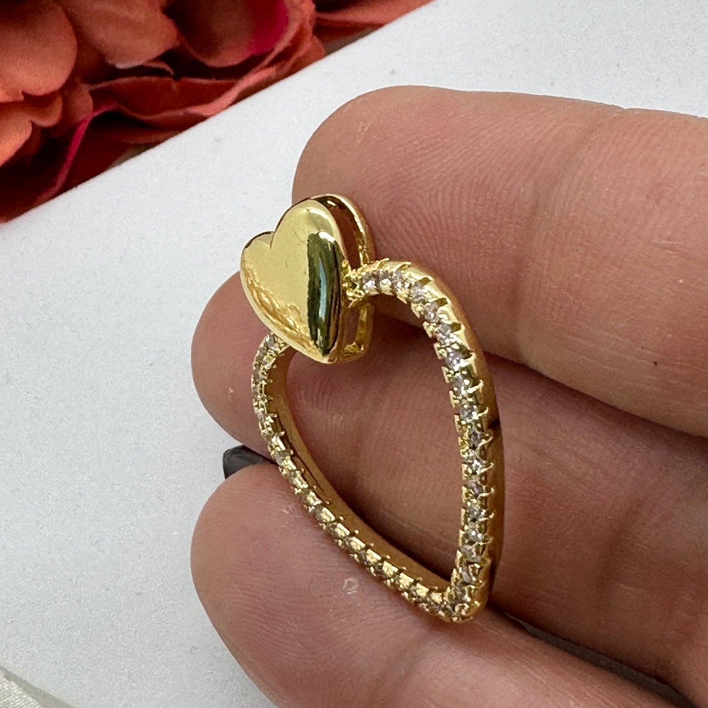 Corazon Doble con Zirconias