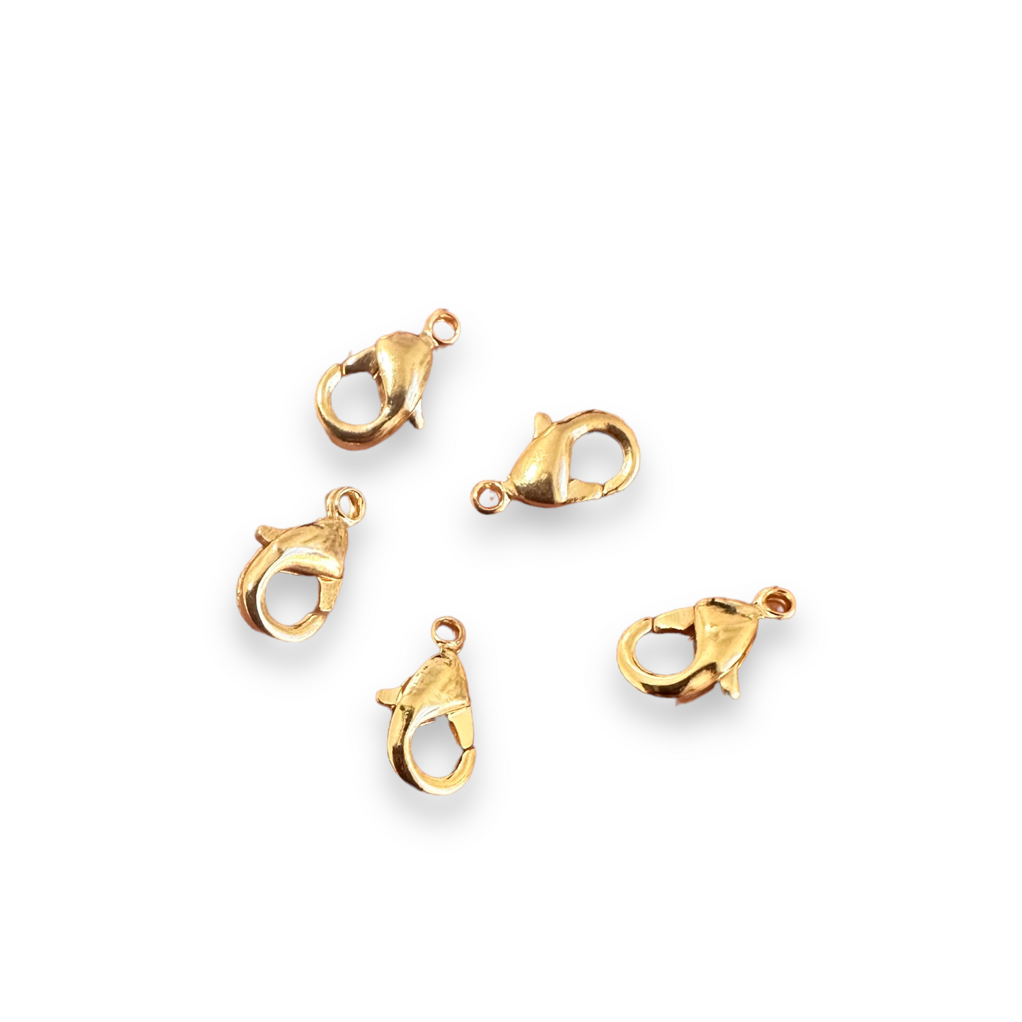 Cierre Lobster en Oro Laminado