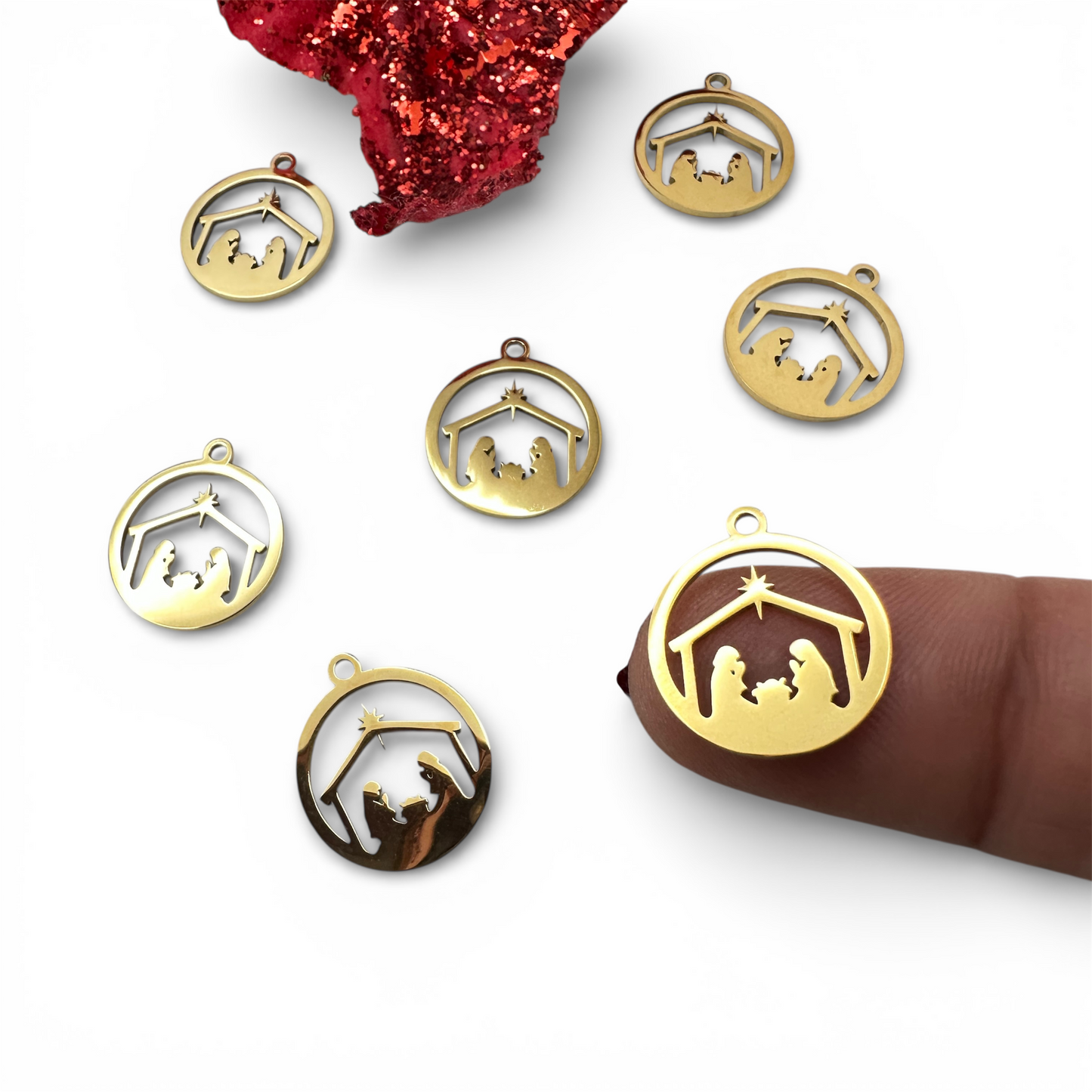 Dije de Nacimiento en Stainless Steel