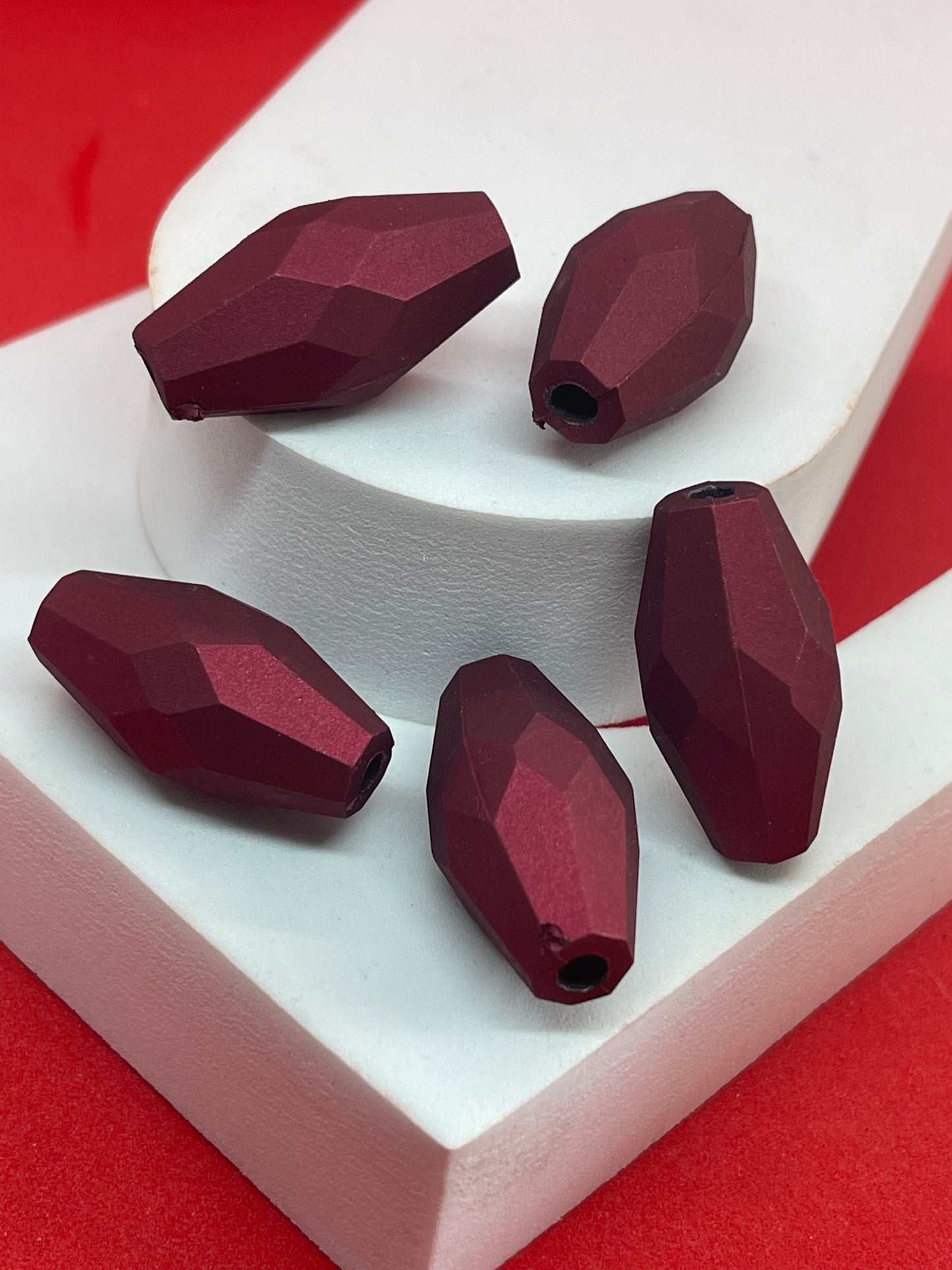 Beads Biconos Color vino