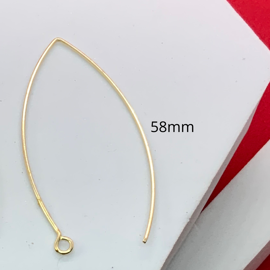 Ganchos Para Pantallas en Enchape Hindú 24k