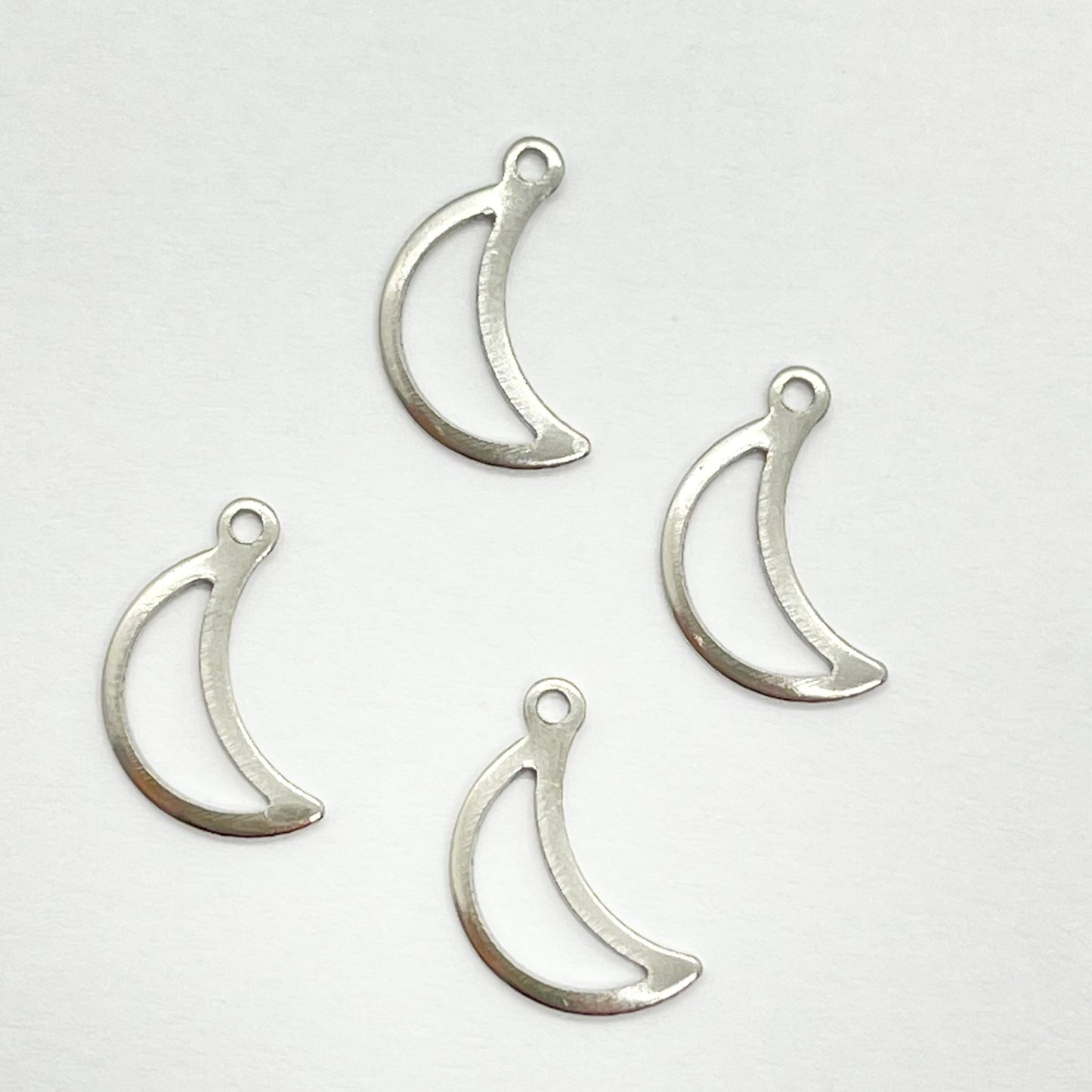 Moon Silver line Charm