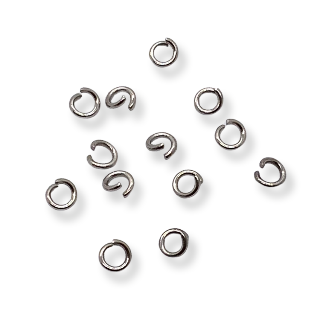 Argollas Plateadas en Stainless Steel