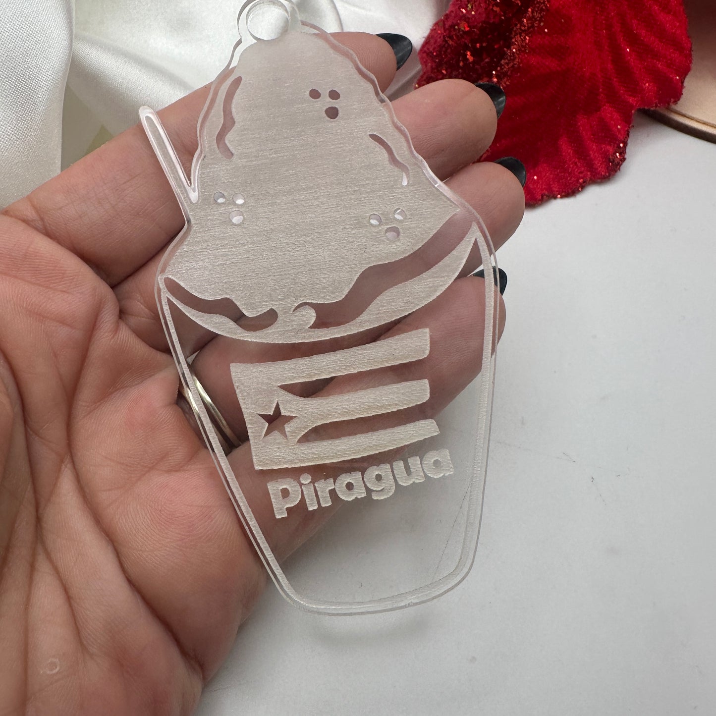 Adornos de Navidad en Acrílico Transparente