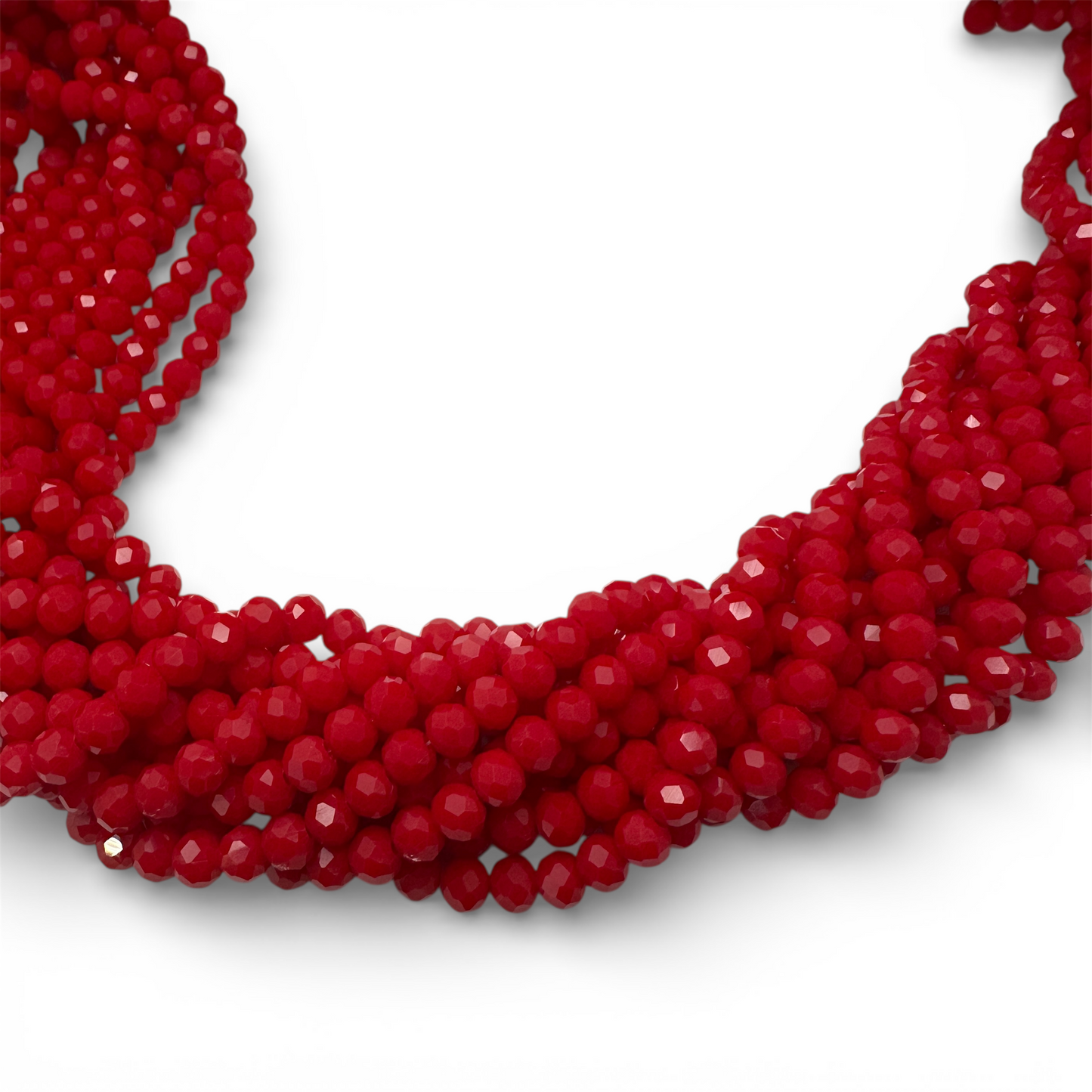 Cristal Rondel  Crimson 6mm