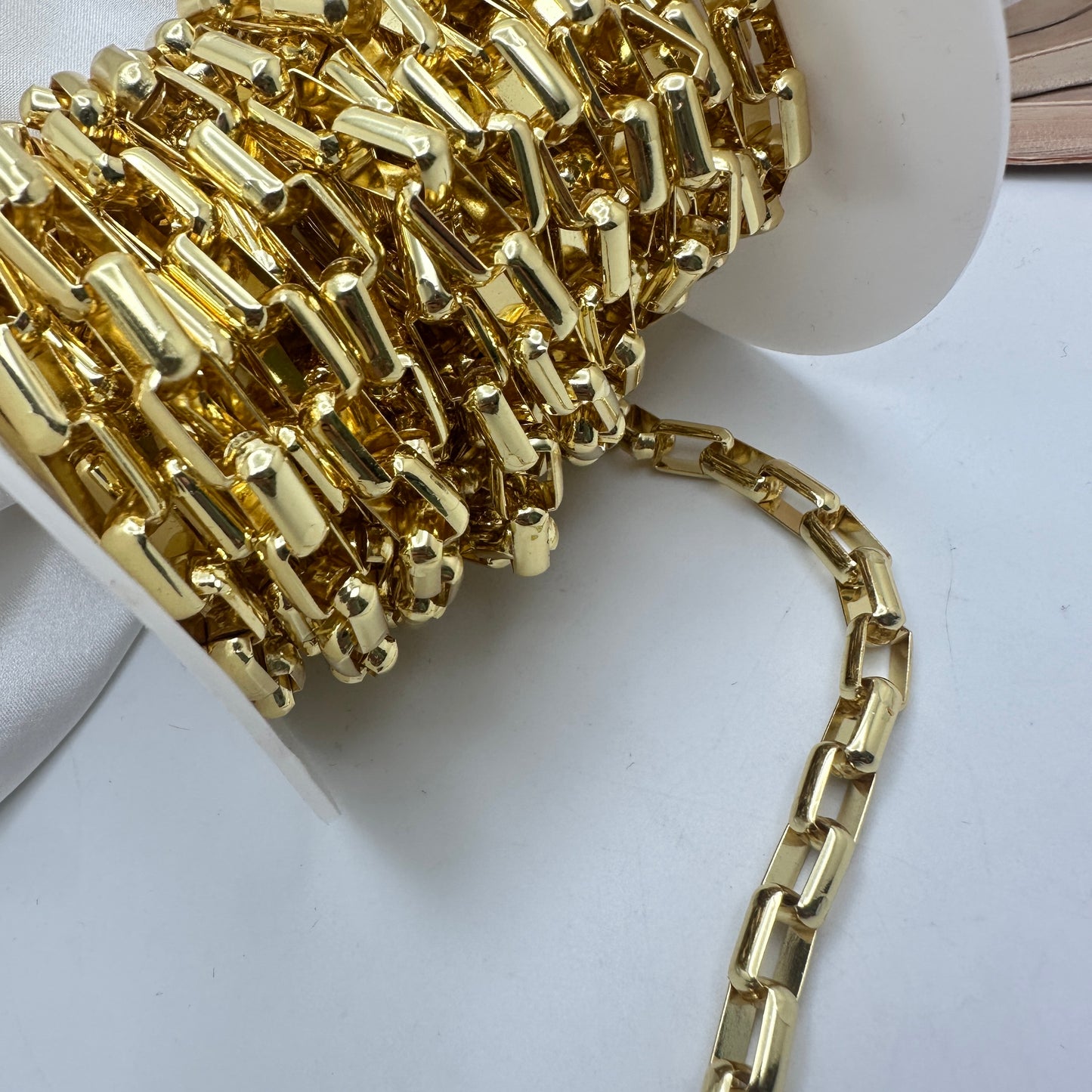 Cadena Enchapada en Oro 18k ( Box Chain)