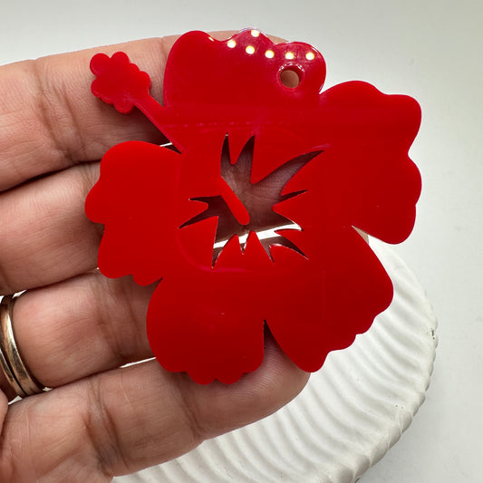 Amapola Roja Pendant  60mm