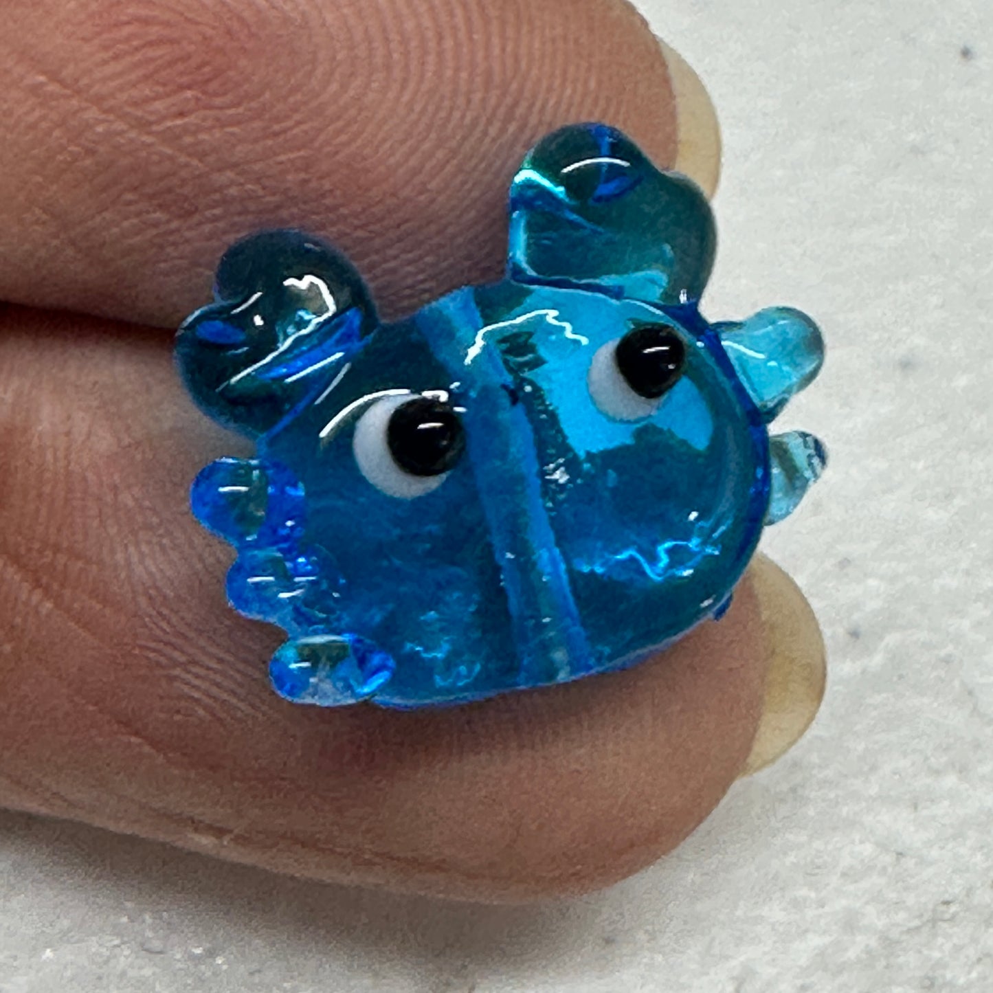 Cangrejo en Cristal Lampwork