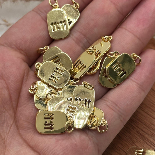 Charm 11:11 Gold Plated 18 k