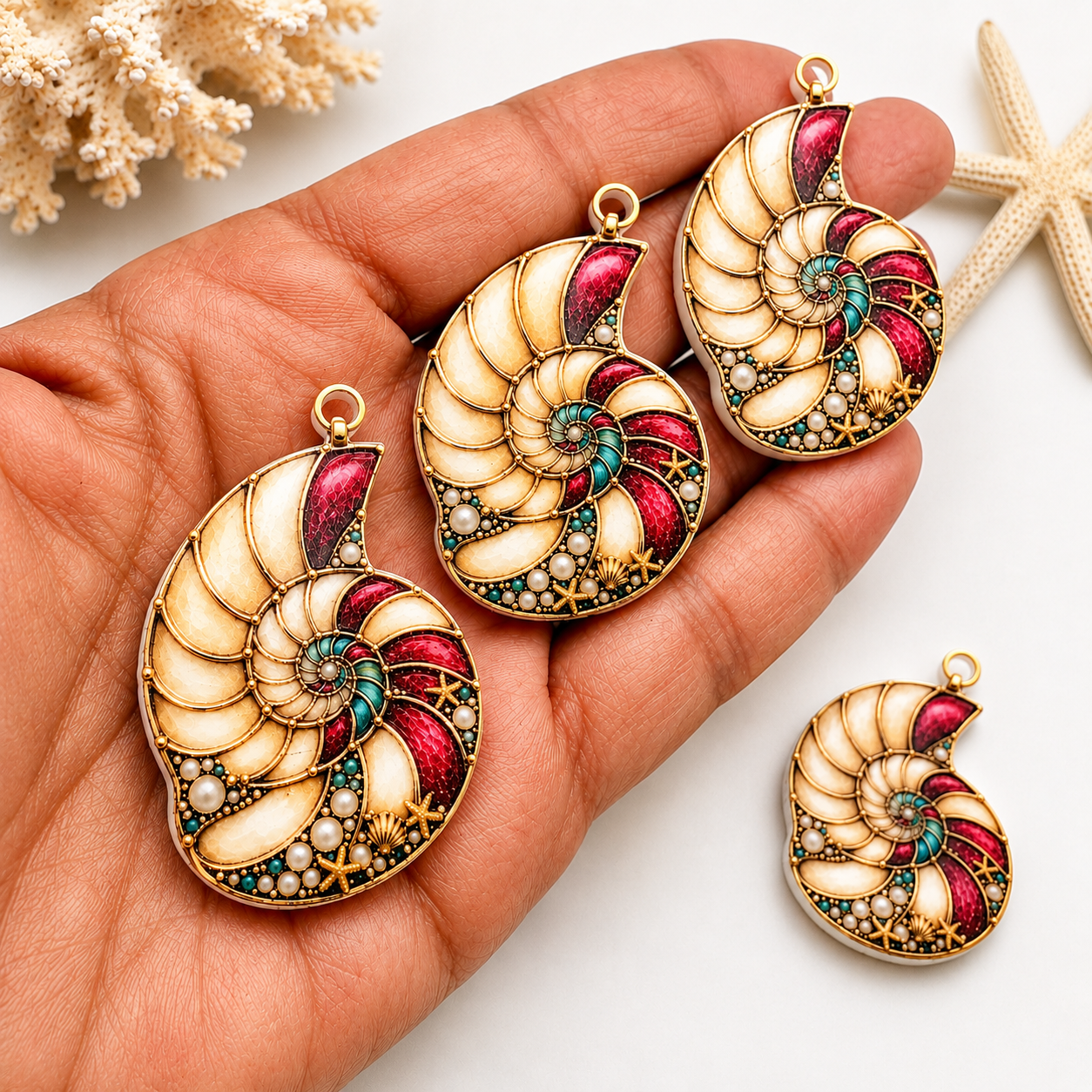 Caracoles (Nautilus) Acrilico Impreso