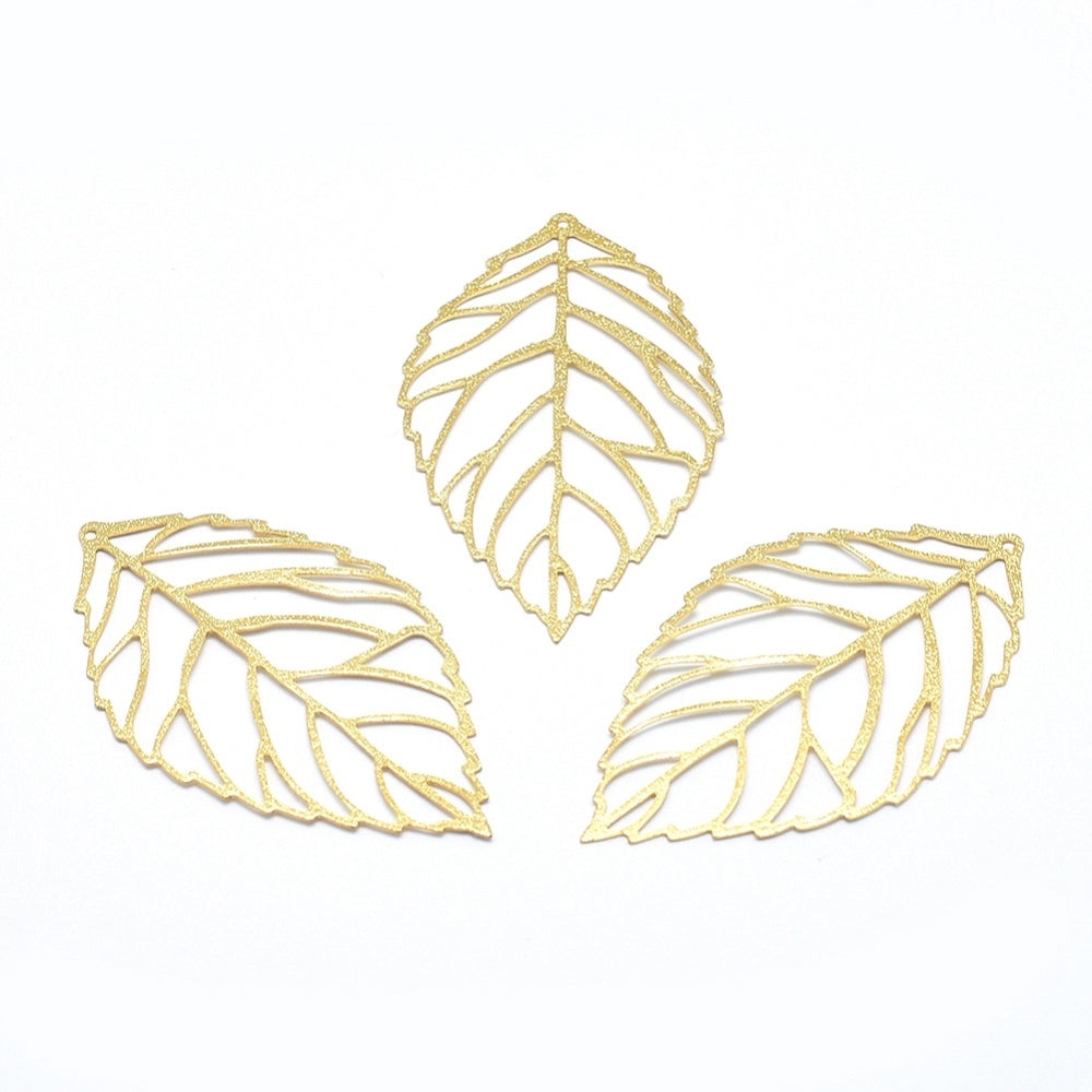 Charm de Hoja Gold Plated 18k