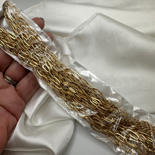 Empaque de 10 Cadenas Paper Clip en Stainless Steel con extensión