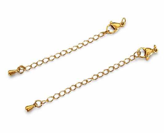 Extensor de Cadena en Stainless Steel Dorado