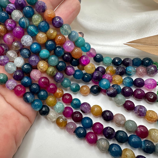 Agatas 8mm multicolor