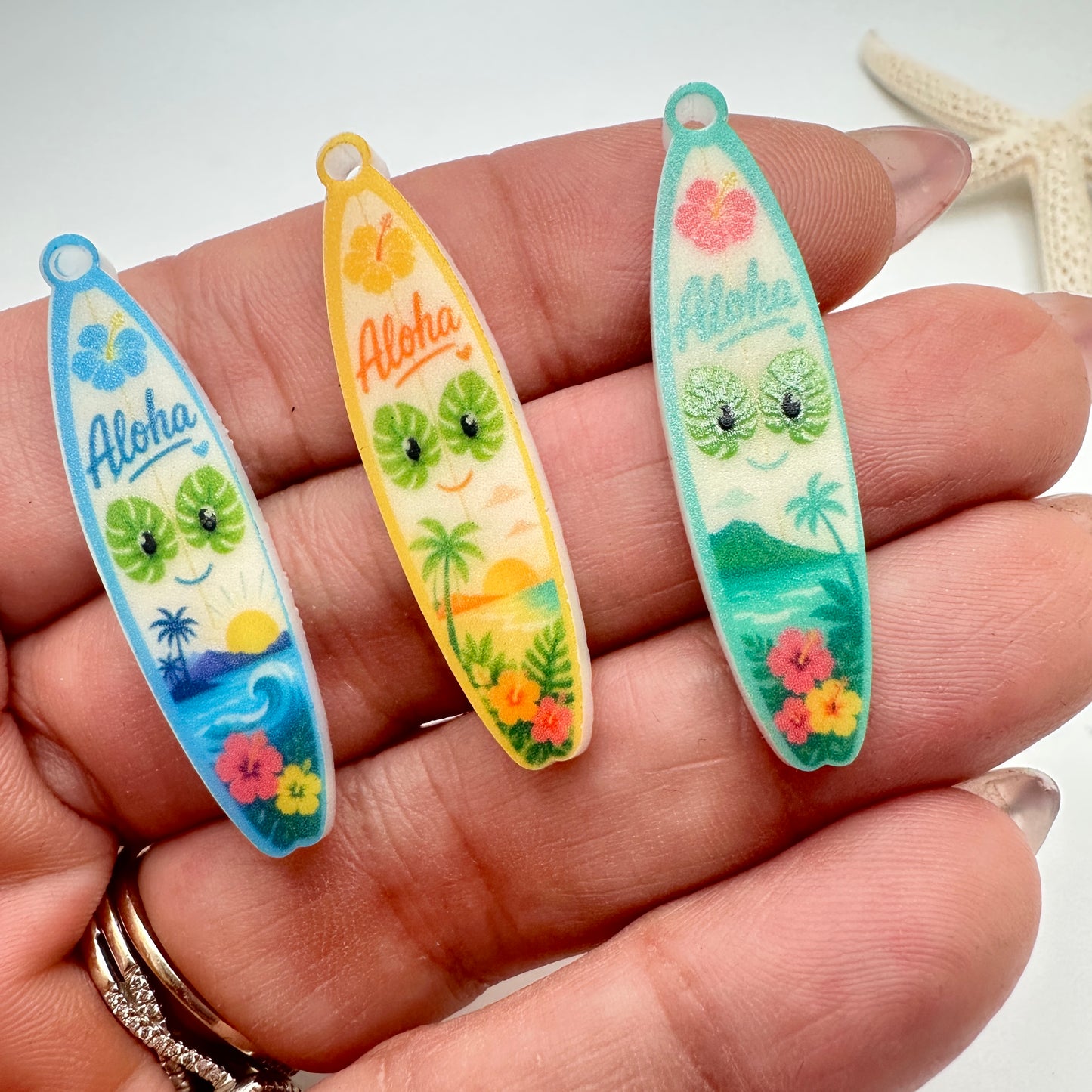 Tablas de Surf  en Acrílico (Aloha) frase