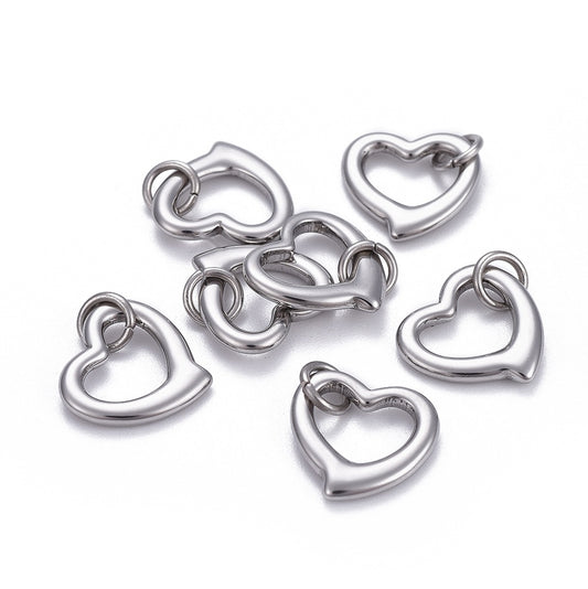 Charm Stainless Steel Corazón