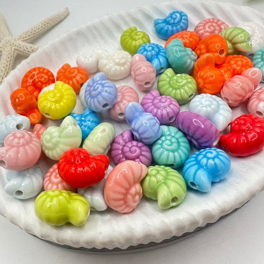 Caracoles en  cerámica