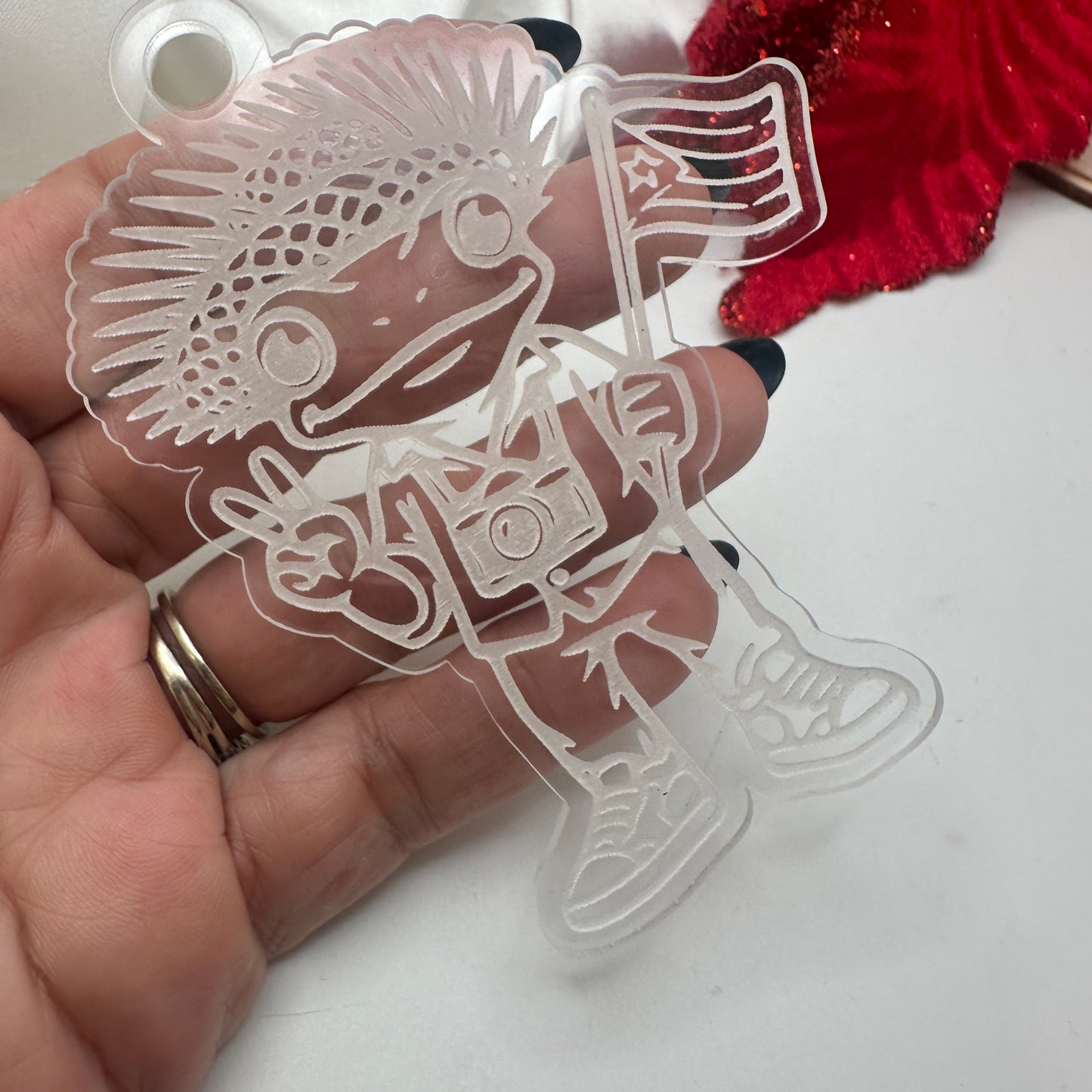 Adornos de Navidad en Acrílico Transparente