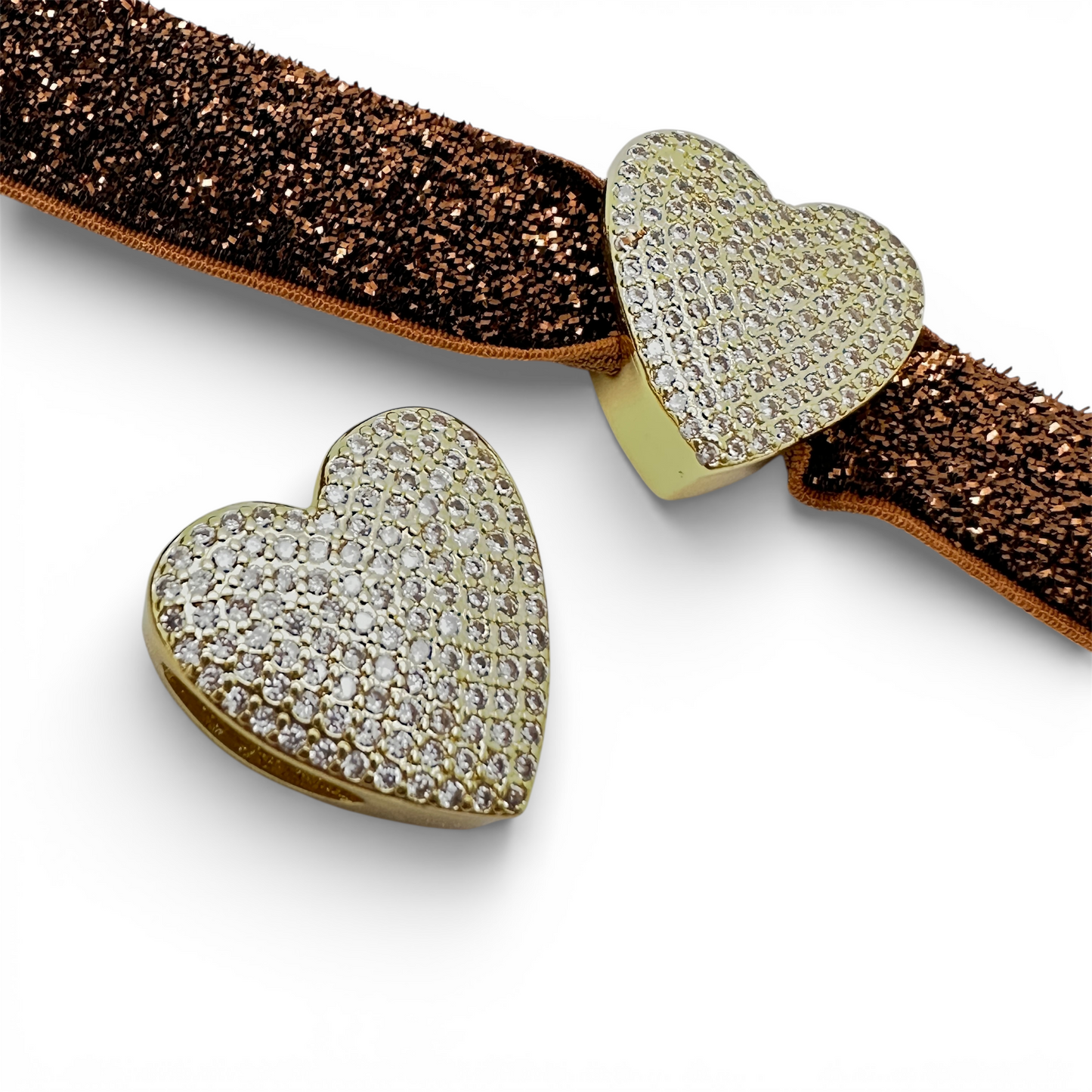 Corazón Pasador con Zirconias GP