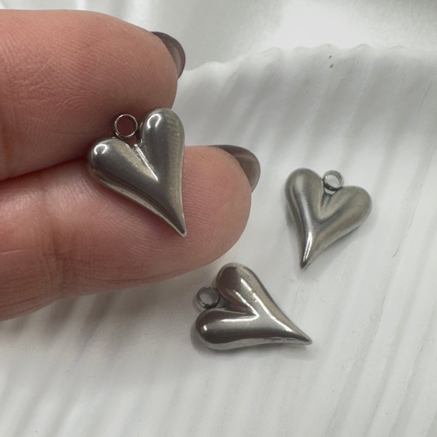 Charm Corazón en Stainless Steel