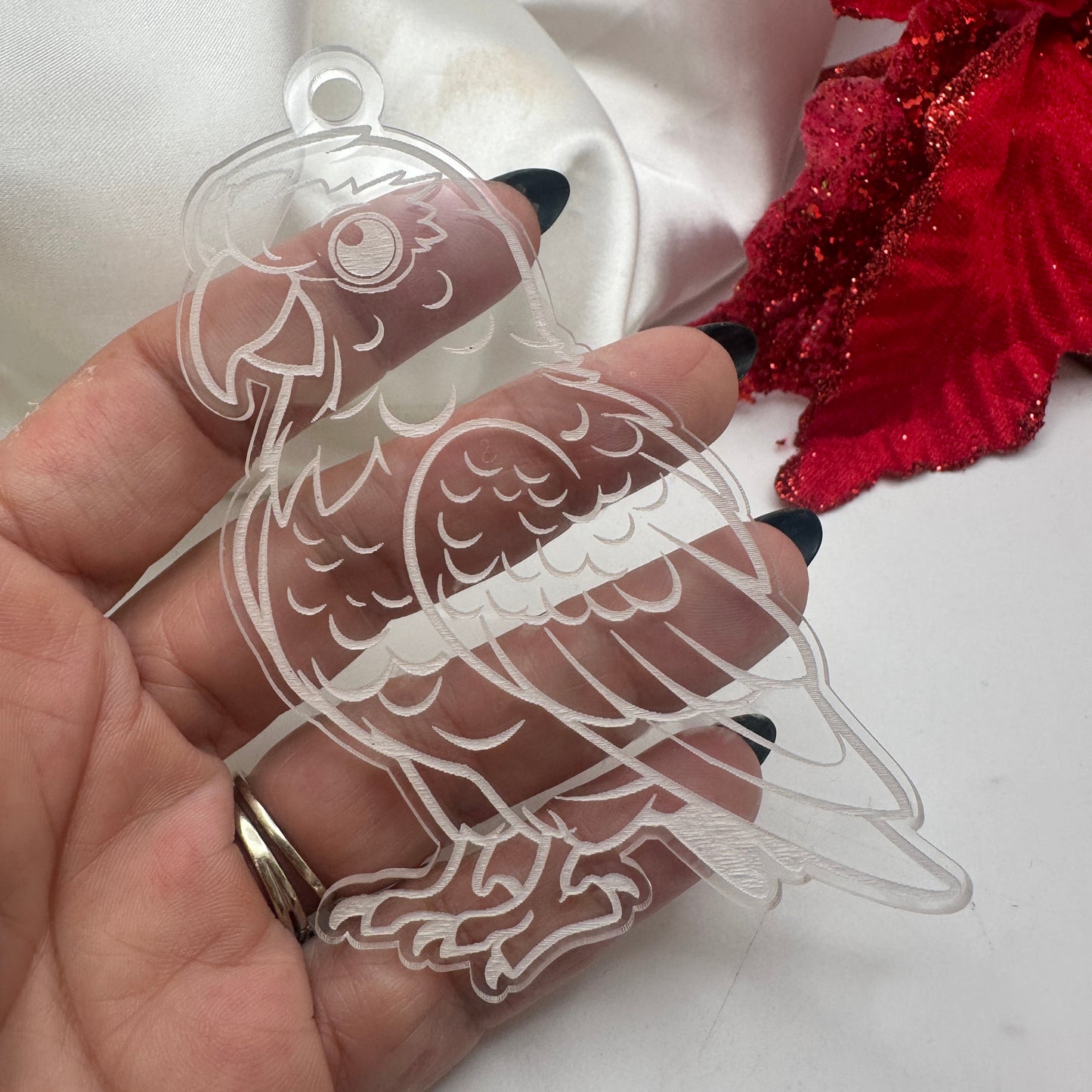 Adornos de Navidad en Acrílico Transparente