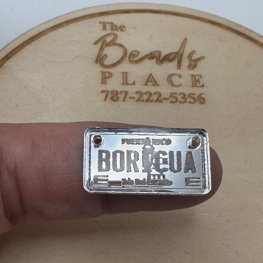 Pendant Tablilla en Acrílico “Boricua”