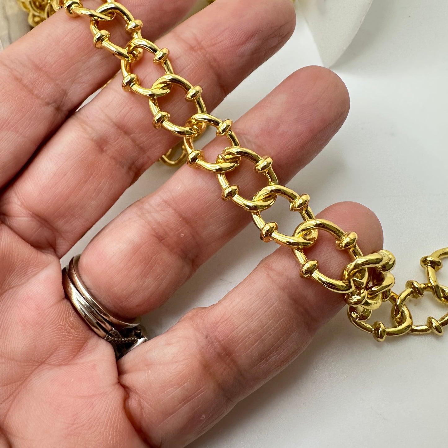 Cadena Twisted Gold Plated 18k