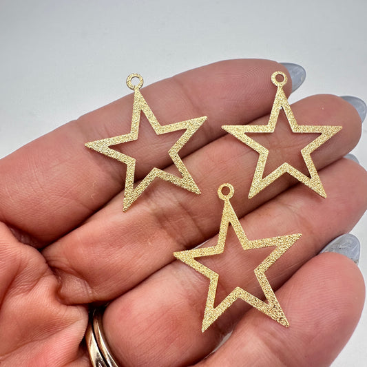 Dije de Estrella Gold Plated 18k