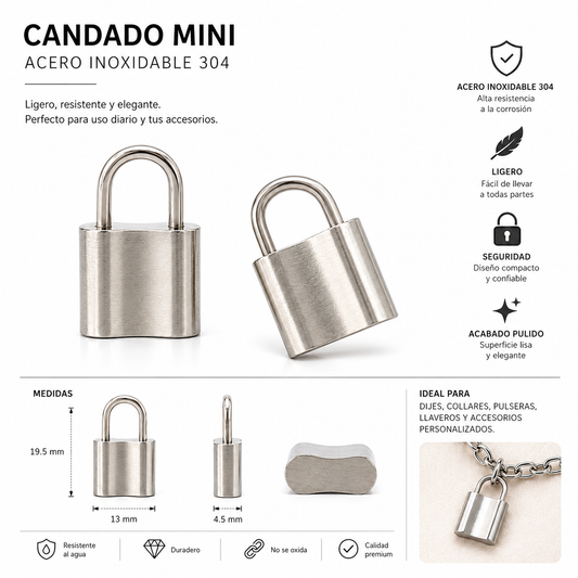Candados en Stainless Steel
