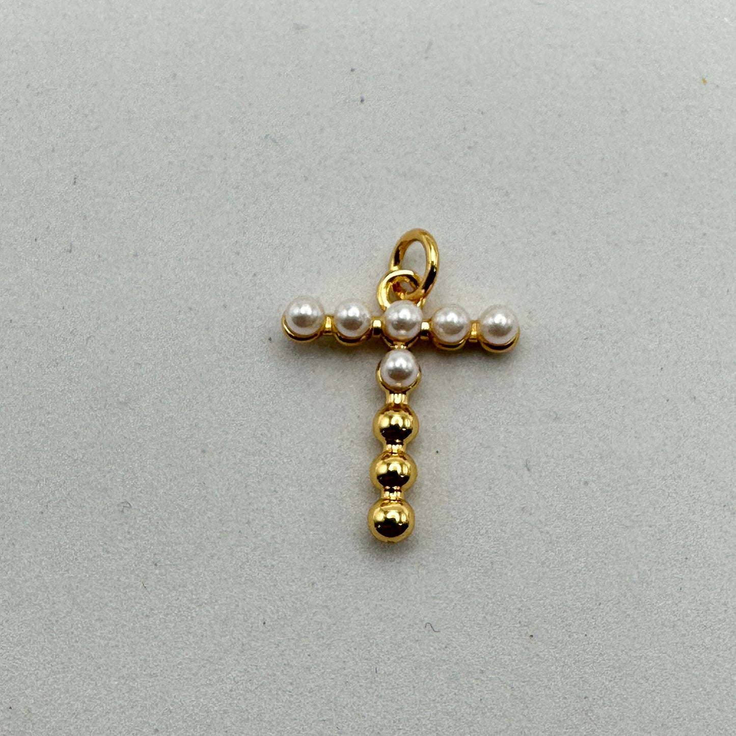 Letras Gold  Perlas en Acrilico Plated 18k