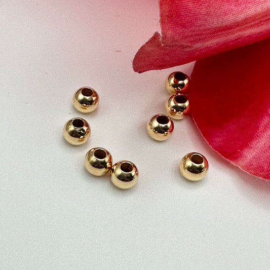 Balines 5mm Oro laminado18k