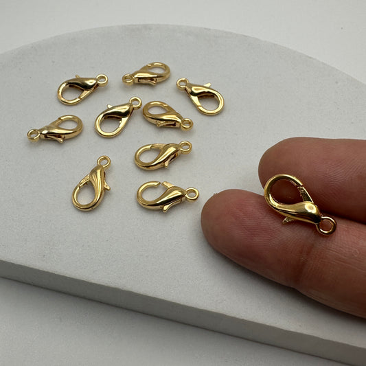 Cierres Oro Laminado 12mm