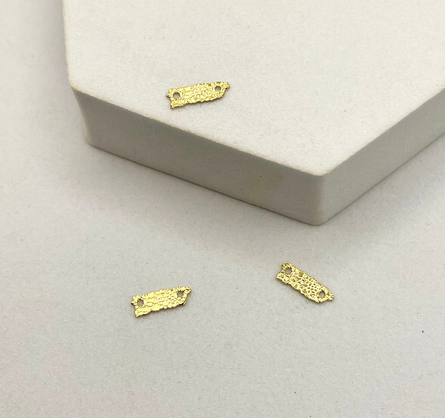 Conector de Mapa de Puerto Rico Oro Laminado