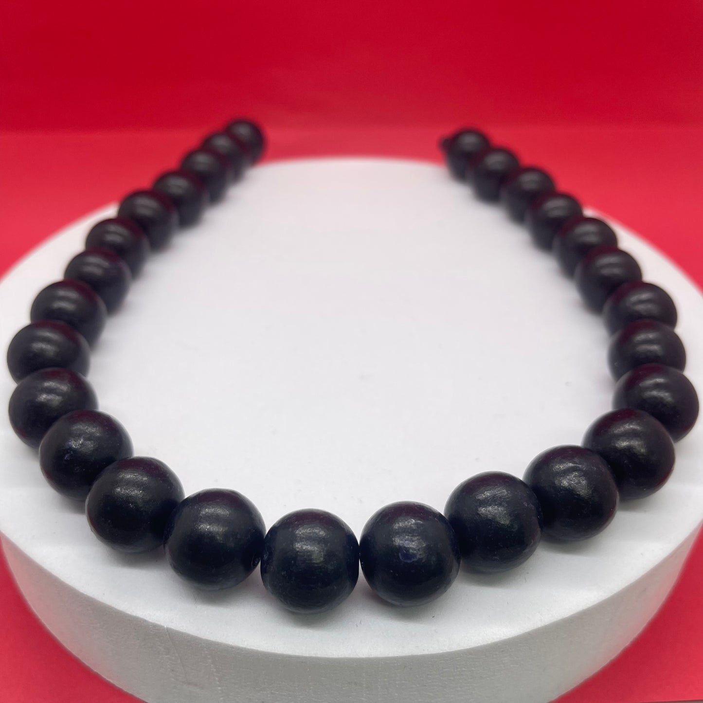 Beads Madera  Negro 16mm