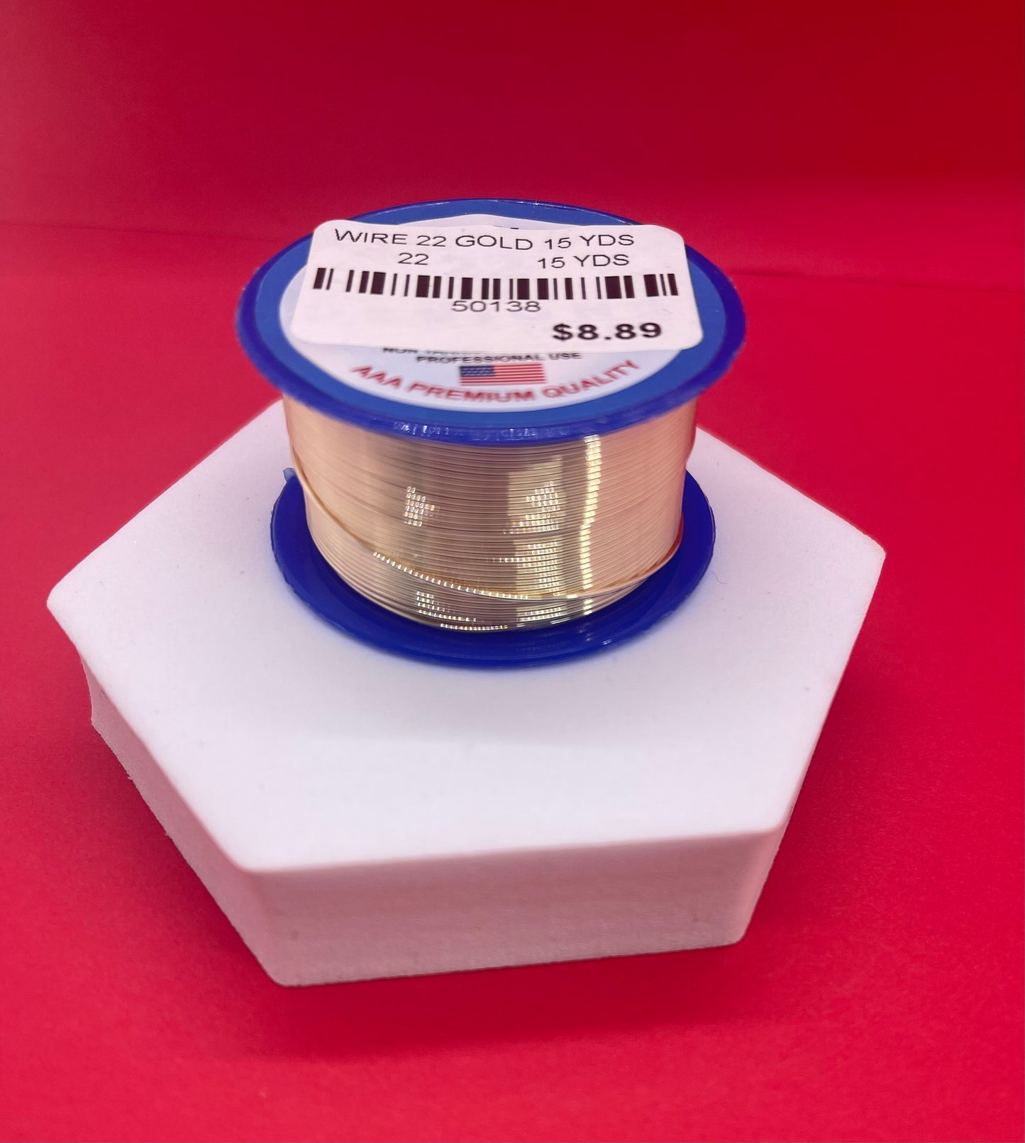 Alambre Dorado Gauge 22